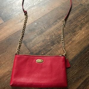 Red Coach Purse